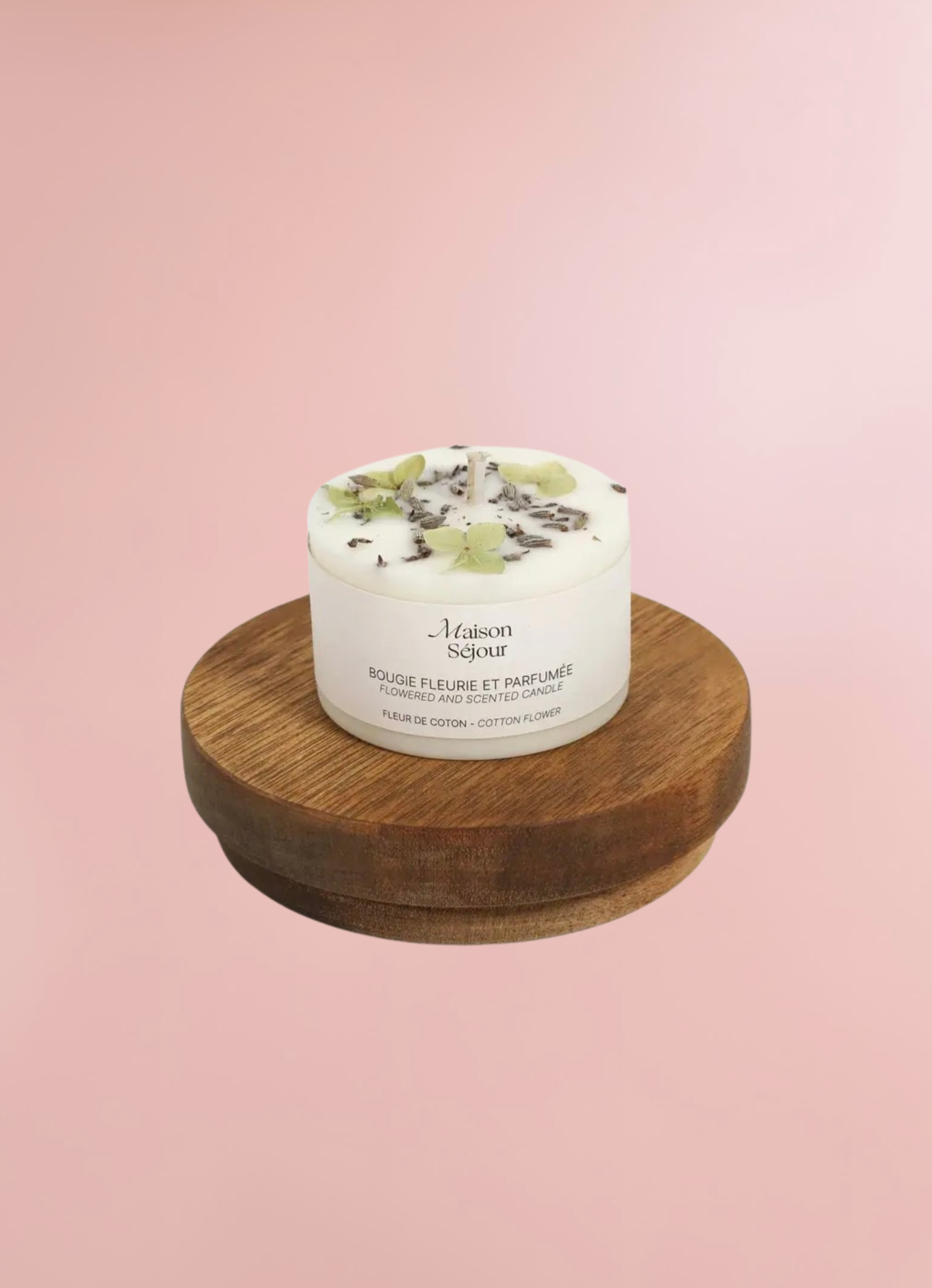 Bougie Fleurs de coton
