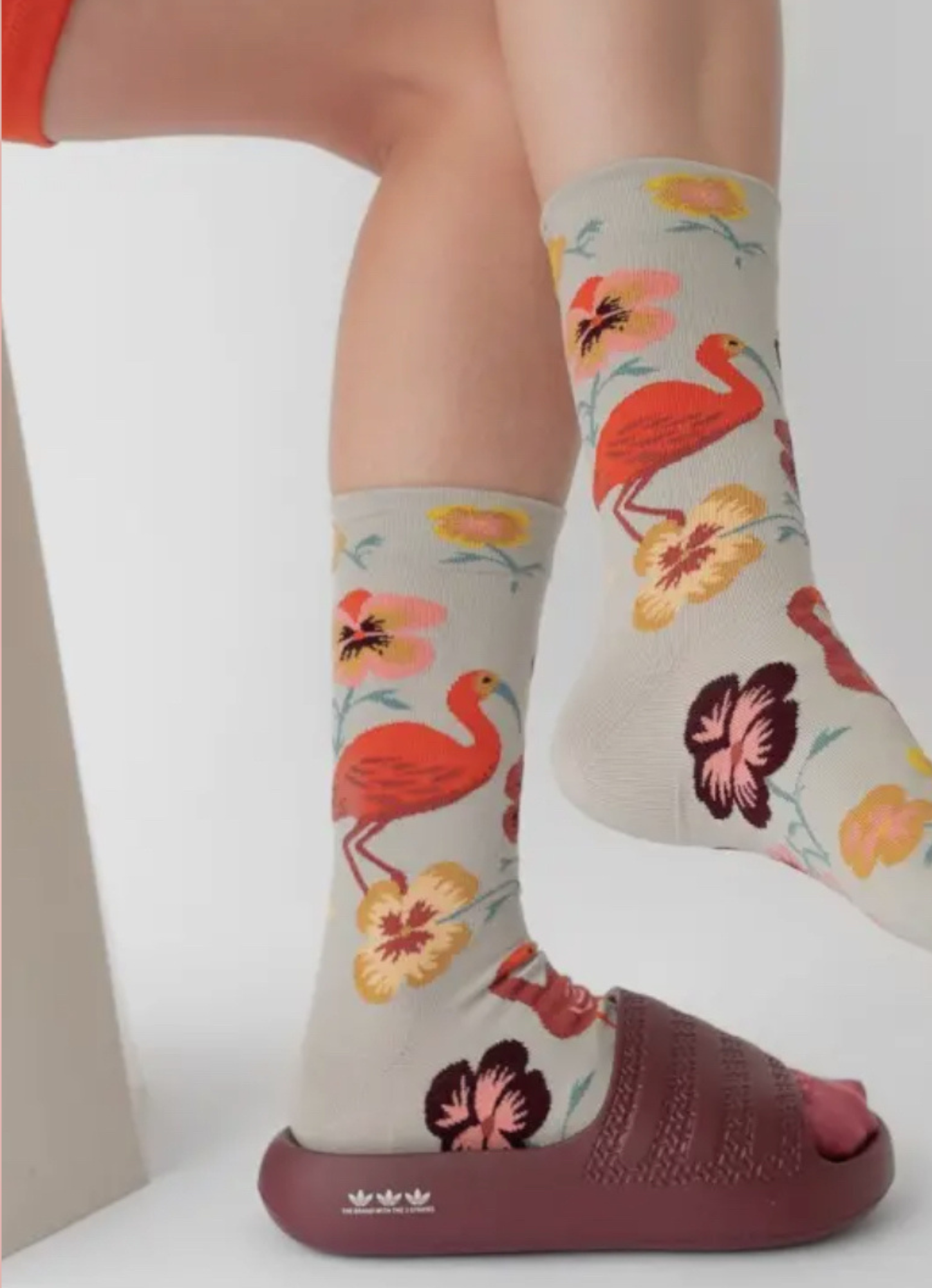 Chaussette Bonne Maison fleurie